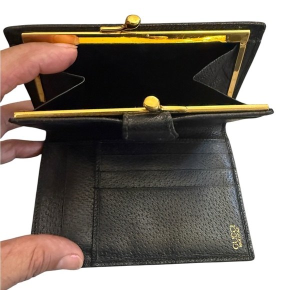 Gucci Women's Wallet Black Leather & Canvas - Picture 8 of 16